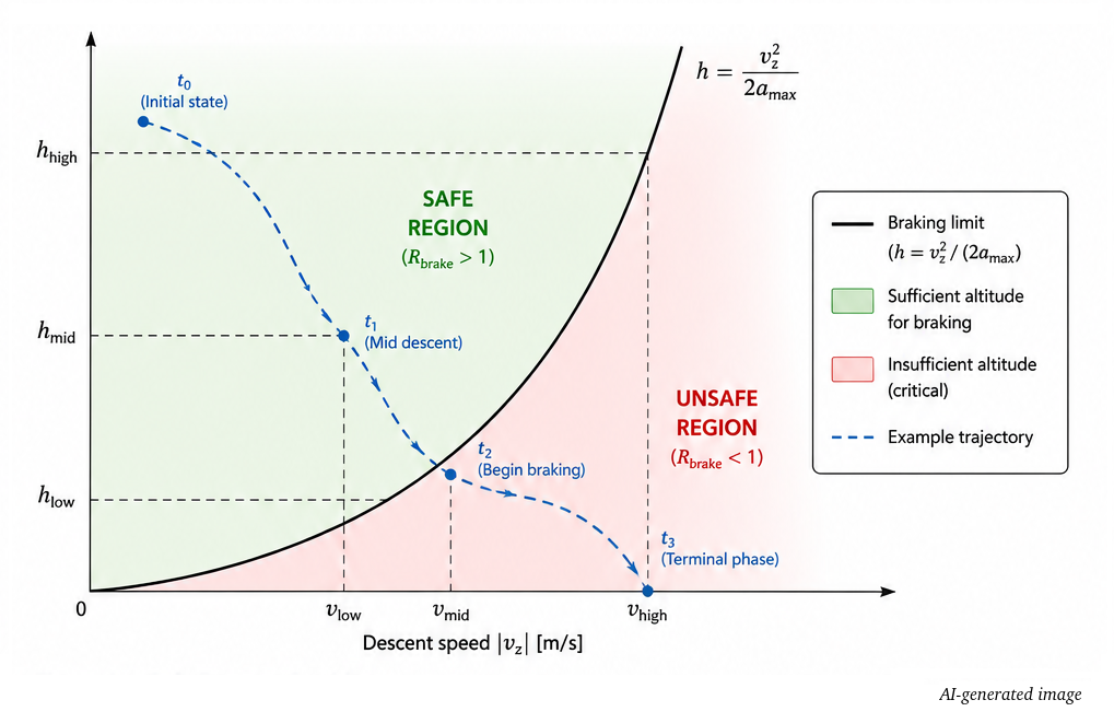 Descent phase diagram